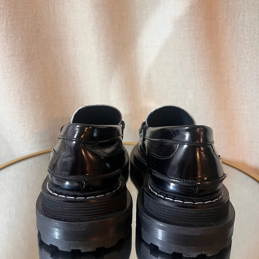 Sandro Leather Loafers - Picture 2 of 6